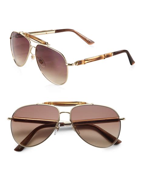 gucci aviator frames|Gucci eyewear aviator frame sunglasses.